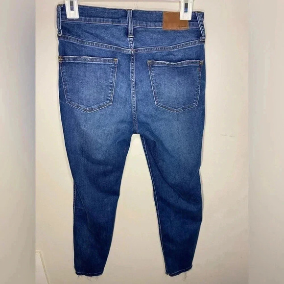 Madewell 10" High-Rise Distressed Skinny Jeans | Size 27 - Picture 2 of 5